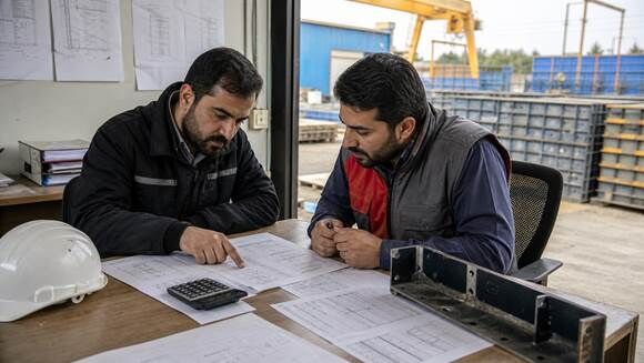 قیمت قالب فلزی بتن چگونه محاسبه می‌شود؟ راهنمای استعلام و مقایسه خرید