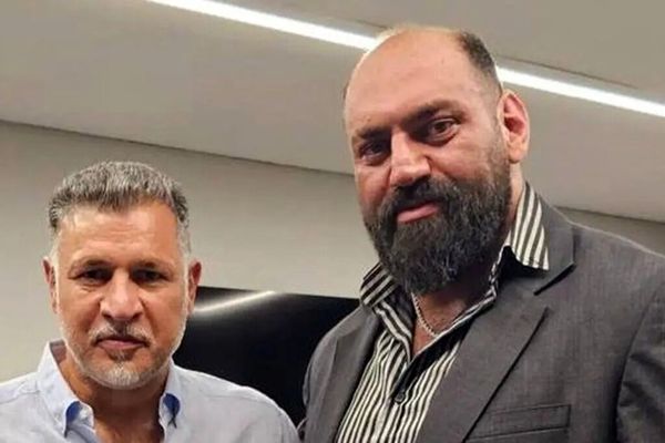دیدار قویترین مرد ایران با علی دایی + عکس