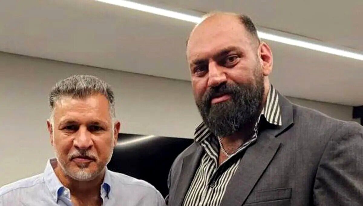 دیدار قویترین مرد ایران با علی دایی + عکس