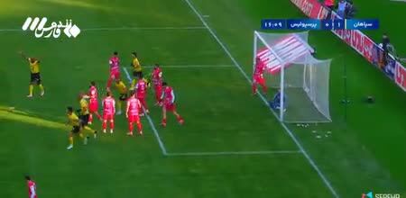 گل اول دیدار پرسپولیس سپاهان توسط حزباوی