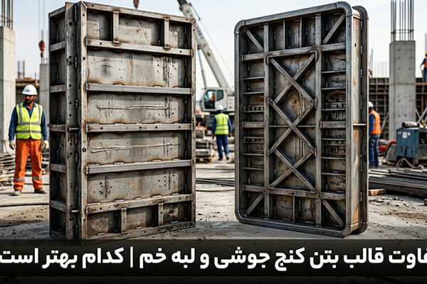 قالب بتن کنج جوشی چیست و چه تفاوتی با قالب لبه خم دارد؟