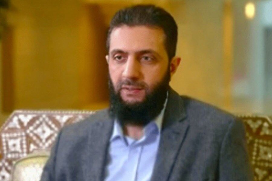 چهره لطیفه الشرع همسر احمد الشرع (الجولانی) در کنارش دیده شد + فیلم